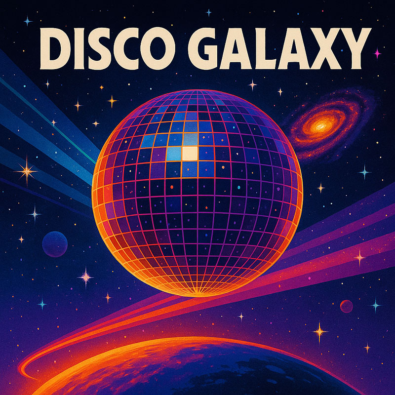 Disco Galaxy album cover by Timewave Soul Records